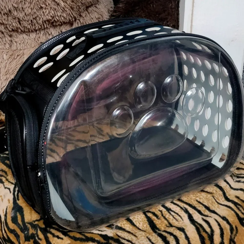 Pet Carrier Dog or Cat Black New! 	16.53